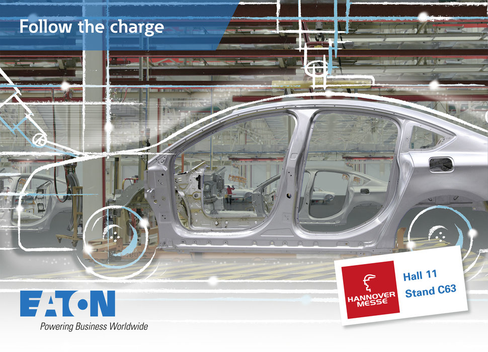 Eaton op de Hannover Messe 2013: Follow the Charge
